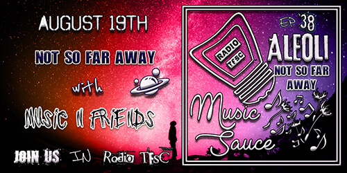 Cover of EP 38 from AleOli Music Sauce, where the winner of the blind vote (favorite planet!) was Saturn!